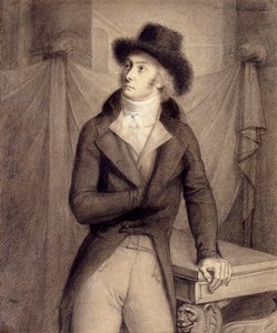 Miehen muotokuva, jonka väitetään olevan Pierre-Paul Roger-Collard tekijältä Anne Louis Girodet de Roucy Trioson