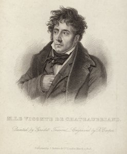 Chateaubriandin varakreivin muotokuva tekijältä Anne Louis Girodet de Roucy Trioson