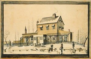 Angelica, Talvi 1814 (akvarelli ja grafiitti paperille)