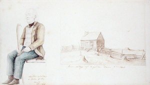 Angelican ensimmäinen mökki ja New Yorkin Allegany Countyn ensimmäinen asukas tekijältä Anne Marguerite Hyde de Neuville