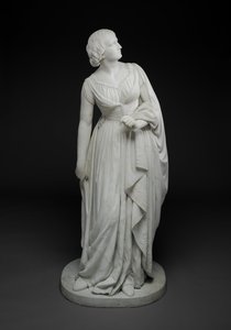 Lady Godiva, n. 1861-1864 (marmori) tekijältä Anne Whitney