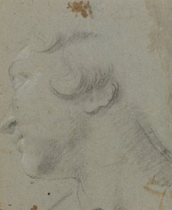 Carracci - r Pyhän Katariinan pää, RCIN 902115 tekijältä Annibale Carracci