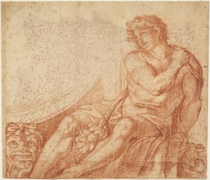 Ignudo aus der Galleria Farnese tekijältä Annibale Carracci