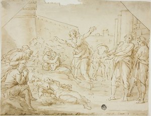 Suru Pyhän Stefanoksen ruumiista tekijältä Annibale Carracci