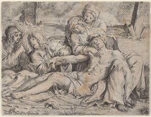 Pieta ("Caprarolan Kristus") tekijältä Annibale Carracci
