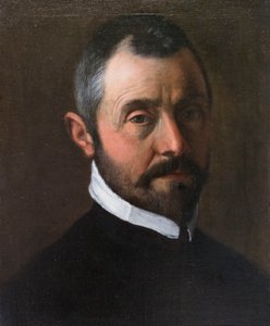 Annibale Carraccin miehen muotokuva tekijältä Annibale Carracci