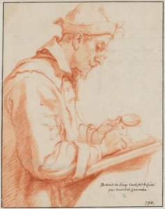Cigoliksi kutsutun taiteilija Ludovico Cardin muotokuva tekijältä Annibale Carracci