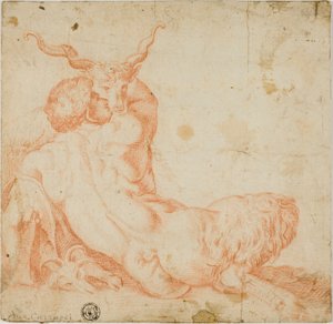 Sàtir i Goatfinnish tekijältä Annibale Carracci