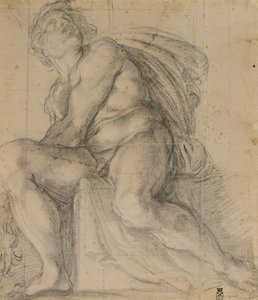 Tutkimus ignudoa varten tekijältä Annibale Carracci