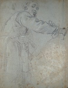 Tutkimus drapedoidusta mieshahmosta, 1580-1609 tekijältä Annibale Carracci