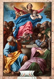 Neitsyt taivaaseenastuminen (maalaus tekijältä Annibale Carracci