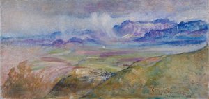 Sadepilvet, Monte Gennaro tekijältä Annie Louisa Swynnerton