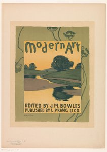Mainos Modern Art tijdschrift -lehdelle Les Maîtres de l