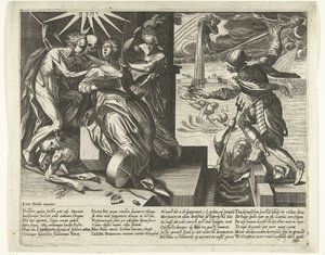 Allegoria Leidenin ahdistuksesta ja helpotuksesta, 1574 tekijältä Anonymous