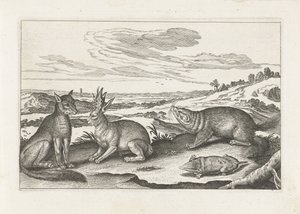 Bosdieren Vierpotige dieren (series title) Animalivm Qvaddrvpedvm (series title)   1374516   fi       finnish Successfully Translated  Original: Alexander and Porus, c1673 Translat: 