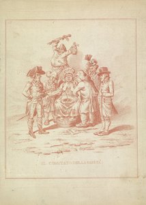Terveyskomitea, 1795 Il Comitato della Sanita (otsikko esineessä) Hollandia Regenerata (italialainen kopio) (sarjan nimi) tekijältä Anonymous