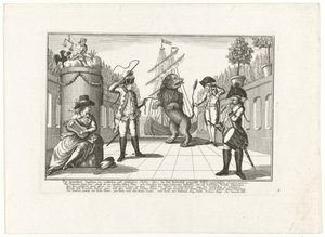 De Hollandse Leeuw, Pruisen, 1787 Ero maallisen ja jumalallisen oikeuden välillä: tai pilkattu väärä isänmaallinen suvereniteetti (...) (otsikko esineessä) tekijältä Anonymous