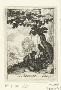 Katuva Johannes Kastaja S. Ioannes (otsikko esineessä) The Peniten Saints (sarjan nimi) tekijältä Anonymous