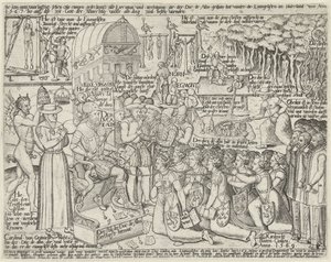Alban herttuan valtaistuin, 1569 tekijältä Anonymous