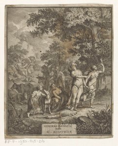 Diana ja paimenet Nimisivu: Gerard Kempher, Herderszangen, 1732 tekijältä Anonymous
