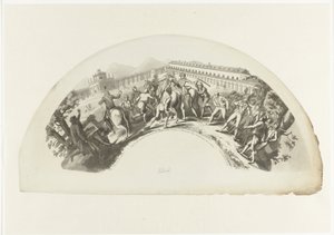 Ranskan joukot vangitsivat Manuel de Godoyn Madridissa 19. maaliskuuta 1808 Dia 19. de Marzo de 1808. Ja Aranjuez. Caida y Prision del Principe de la Paz (otsikko esineessä) tekijältä Anonymous