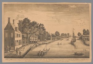 Näkymä Maarseveenille Näkymä Maarseveenistä päin (1) Daelwyk (2) Vechthoven (3) & Den Oever / Vüe de Maarseveen respectant vers (1) Daelwyk (2) Vechthoven et (3) Den Oever (otsikko esineessä) tekijältä Anonymous