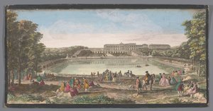 Näkymä Versaillesin palatsin Orangerielle Vüe ​​​​du Château de Versailles du côté de l