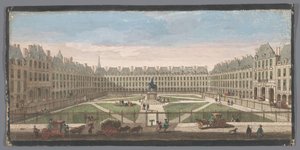 Näkymä Place Royalelle Pariisissa Vûë de la Place Royal (otsikko esineessä) tekijältä Anonymous