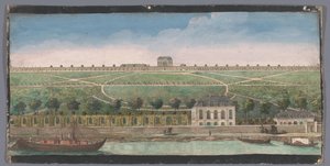Näkymä Chateau de Belle-Vuelle Meudonissa Autre vüe du Chateau de Belle-Vüe (...) (otsikko esineessä) tekijältä Anonymous