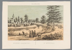 Näkymä entisestä Buitengasthuisista lähellä Haarlemia Haarlem: Buiten-Gasthuis / L