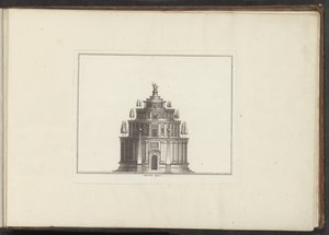 Augustuksen mausoleumi Roomassa Mausoleumi Augusti (nimi esineessä) Palatsit ja muistomerkit Venetsiassa, Livornossa, Napolissa ja Roomassa (sarjan nimi) tekijältä Anonymous