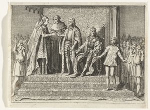 Jacoba van Beierenin ja Frank van Borselenin avioliitto, 1434 tekijältä Anonymous