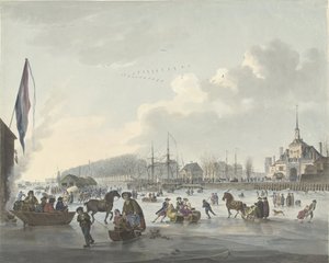 Jäätelöhuvi Rotterdamille, n. 1784 tekijältä Anonymous