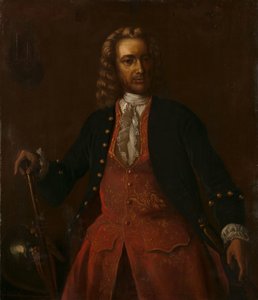 Jacob Mossel (1750-1761) Hollantilaisen Itä-Intian yhtiön kenraalikuvernöörin Jacob Mosselin muotokuva tekijältä Anonymous