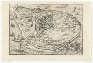 Den Brielin kartta, 1572 tekijältä Anonymous