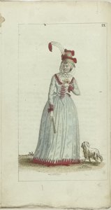 Muodin ja maun kabinetti 1791, pl. IX tekijältä Anonymous