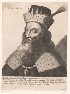 Kuningas Daavid Il Re David. (otsikko esineessä) Kuninkaiden muotokuvia (sarjan nimi) tekijältä Anonymous