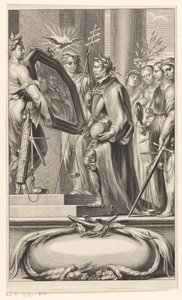 Oikeudenmukaisuus ja usko pitävät kuningasta peilinä Nimisivu: Petrus Belluga ja Camillo Borello, Speculum principum, 1655 tekijältä Anonymous