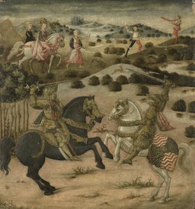 Legend of a Knight (kassonen päätypaneeli) tekijältä Anonymous