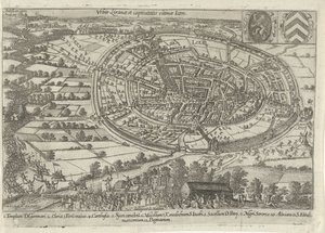 Osavaltion armeija vangitsi ja hylkäsi Lierin, 1595 Urbis Liranae et captivitatis ultimae Ikoni (otsikko esineessä) tekijältä Anonymous