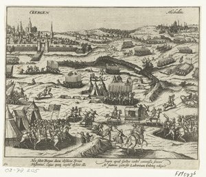 Louis Nassaulainen lähtee Bergenistä vuonna 1572 tekijältä Anonymous