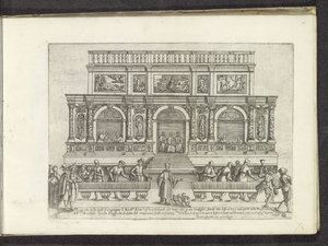 Loggetta del Sansovino San Marcoplein te Venetiëssa Scenes uit het Venetiaanse leven (sarjan nimi) Habiti d