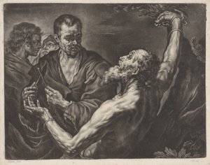 Pyhän Bartolomeuksen marttyyrikuolema tekijältä Anonymous