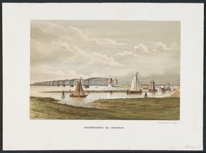 Moerdijkin silta, 1871 Rautatiesilta Moerdijkissa (otsikko esineessä) Päärautatiesillat Alankomaissa (sarjan nimi) tekijältä Anonymous