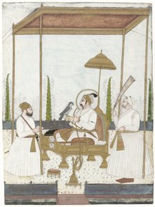 Mohammed Shah vastaanottaa Qamar-ud-din Khanin tekijältä Anonymous