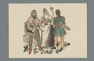 Uudenvuoden tervehdys tyyppivalimolta J. John Söhne tekijältä Anonymous