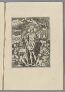Kristuksen nousu The Little Pass (sarjan nimi) Passio Christi Ab Alberto Durer Nürnbergin figuuri (sarjan nimi) tekijältä Anonymous