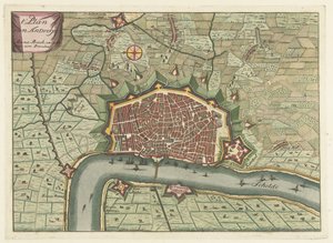 Antwerpenin kartta, noin 1706 t