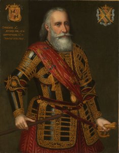 Francisco Hurtado de Mendozan muotokuva Muotokuva Francisco Hurtado de Mendozasta, Aragonian amiraalista tekijältä Anonymous