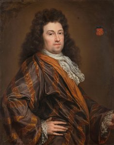François Leydeckerin (1650-1718) muotokuva. Zeelandin tilintarkastustuomioistuimen edustaja tekijältä Anonymous